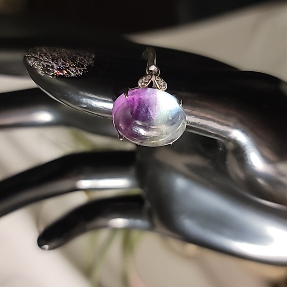 Sterling Flourite Ring - Picture 1 of 4